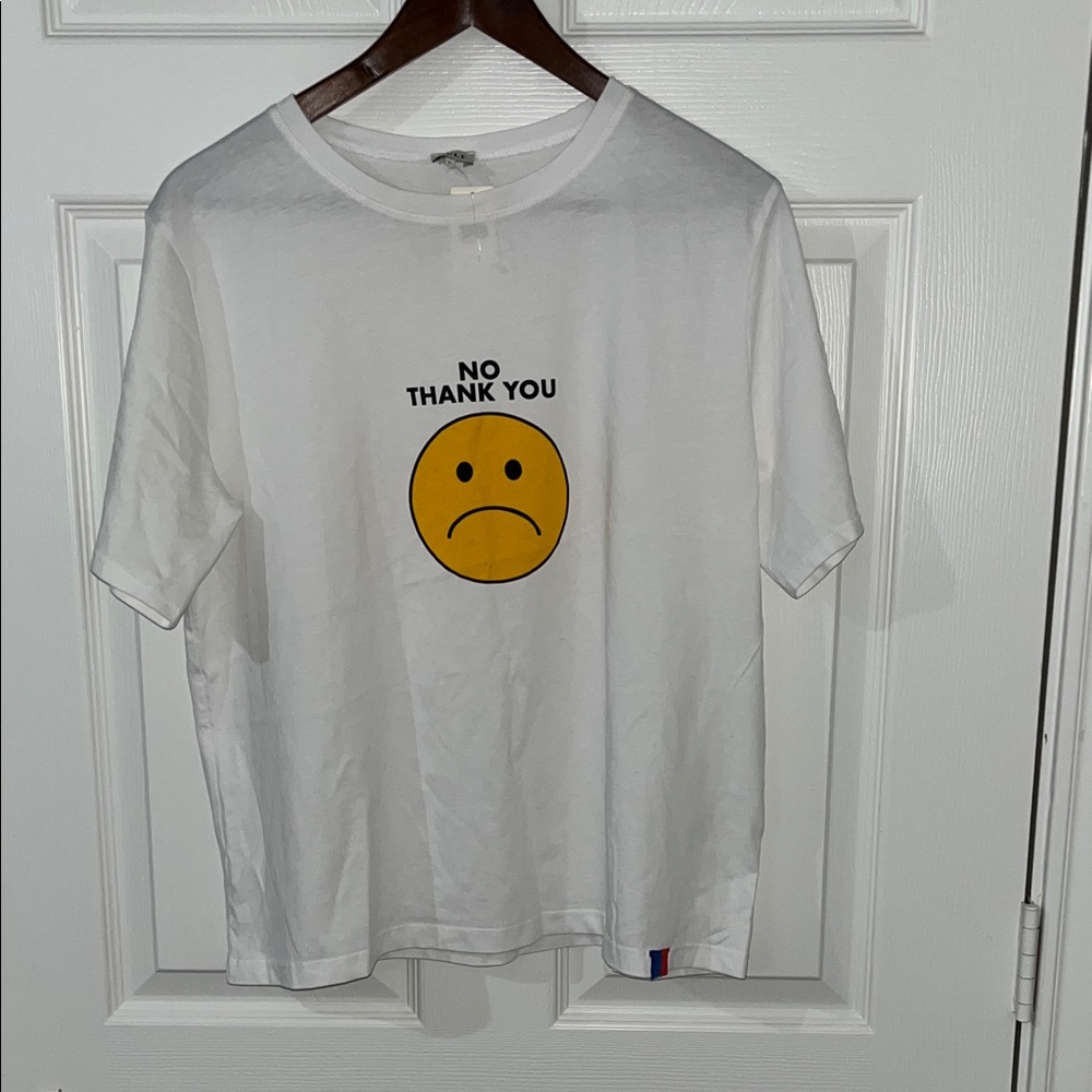 KULE White Tee “NO THANK YOU”